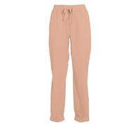 DEHA - Pantalone Poplin Straight Pants in Cotone, Rosa Corallo (M)