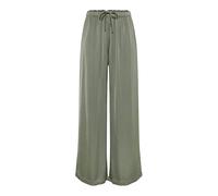 DEHA - Pantalone Viscose Satin Palazzo Pants in Viscosa, Verde Salvia (XL)