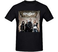 dehen Skillet Awake And Alive T Shirts for Men Crew Neck Black M