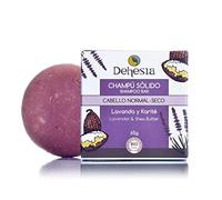DEHESIA Shampoo BIO solido per capelli secchi con lavanda e karité - Nutrizione e idratazione, 65g
