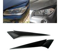 DEHIWI 1 Paia Fari Sopracciglio Palpebre, per BMW X1 E84 2009 2010 2011 2012 2013 2014 Accessori Auto, Palpebre Trim Copertura Testa della Lampada Sticker