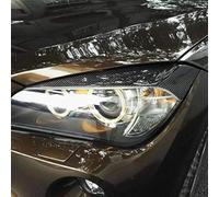 DEHIWI 1 Paia Fari Sopracciglio Palpebre, per BMW X1 E84 2009 2010 2011-2014 Accessori Auto, Palpebre Trim Copertura Testa della Lampada Sticker