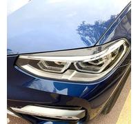 DEHIWI 1 Paia Fari Sopracciglio Palpebre, per BMW X4 G02 X4 M 2019 2020 2021 2022 2023- Accessori Auto, Palpebre Trim Copertura Testa della Lampada Sticker,- Carbon Fibre