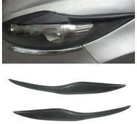 DEHIWI 1 Paia Fari Sopracciglio Palpebre, per Ford Fiesta MK7 2008-2012 Accessori Auto, Palpebre Trim Copertura Testa della Lampada Sticker