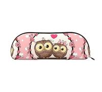 DEHIWI Astuccio in pelle impermeabile carino portamatite organizer da viaggio borsa cosmetica con cerniera per donne uomini, Oro, Taglia unica, Da viaggio