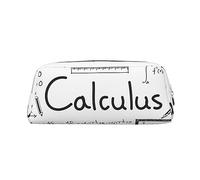 DEHIWI Matematica Geometria Geek Calculus Matita Astuccio in pelle impermeabile Astuccio da viaggio Comestic Bag Portapenne per lavoro ufficio trucco, Oro, Taglia unica