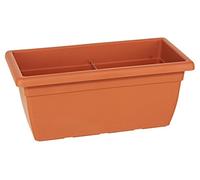 Dehner Akea - Fioriera, ca. 100 x 46 x 40 cm, in plastica, terracotta