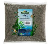 Dehner Aqua - Ghiaia per Acquario Antaro Black, Grana 4-6 mm, per Acqua Dolce, 5 kg, Colore: Nero