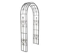 Dehner - Arco per Rose Renata, ca. 228 x 120 x 38 cm, Metallo, Antracite