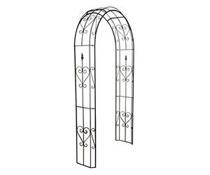 Dehner - Arco per Rose Renata, ca. 228 x 120 x 38 cm, Metallo, Antracite