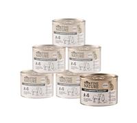 Dehner fine Nature Alimento per Gattini, qualità della Vita, Vitello, 6 x 200 G (1200 gr.)