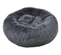 Dehner Lieblinge Cuccia per Cani e Gatti Cookie, Taglia L, Circa 76 cm, Altezza Circa 17 cm, Poliestere, Grigio Scuro