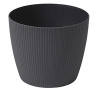 Dehner Magnolia, vaso per piante da interni, in plastica, colore: antracite