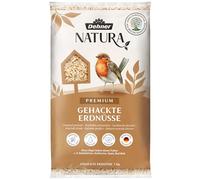 Dehner Natura Premium mangime per Uccelli Selvatici, Arachidi tritate, gherigli di Arachidi Senza Buccia, Alimentazione Tutto L'Anno, Cibo Grasso per cinciallegre, pettirossi, verdoni, 1 kg
