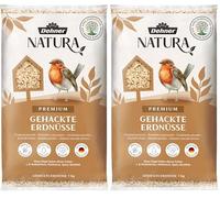 Dehner Natura Premium mangime per Uccelli Selvatici, Arachidi tritate, gherigli di Arachidi Senza Buccia, Alimentazione Tutto L'Anno, Cibo Grasso per cinciallegre, pettirossi, verdoni, 1 kg