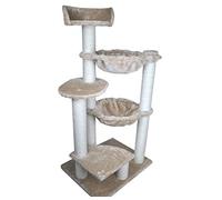 Dehner Tiragraffi Simba per Gatti, ca. 120 x 48 x 60 cm, sisal/Peluche, Beige