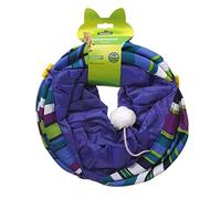 Dehner Tunnel per Gatti Color XL, Ø 25 cm, Lunghezza 90 cm, Poliestere, Blu