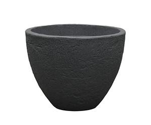 Dehner Vaso Stone, Ø 50 cm, altezza ca. 39 cm, plastica, antracite