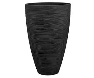 Dehner Vino Vaso, Ø 40 cm, altezza 60 cm, plastica, antracite