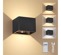 Dehobo Applique da Parete con Sensore di Movimento, Applique LED da Parete Interno Batteria Ricaricabile da 5000mAh, Regolabile in Luminosità, per Scale, Corridoio-1 Pezzi