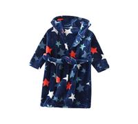 DeHolifer Accappatoi per Bambini Bambina Accappatoio in Flanella Vestaglia Stampa Stella Asciugamano Ispessito Vestaglie Foderato in Pile Poncho con Cappuccio Asciugamani Assorbente Abbigliamento