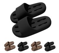 DeHolifer Sandali da Uomo Estate Ciabatte Suole Spesse Pantofole Antiscivolo Sandalo Punta Aperta a Fondo Piatto Infradito Asciugatura Rapida Ciabatta Casual Comodi Scarpe per per Il Tempo Libero