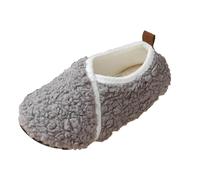 DeHolifer Sandali da Uomo in Velluto, Suole Spesse Ciabatte con Suola Antiscivolo Pantofole a Fondo Piatto Sandalo, Calde Comodi Ciabatta Morbide Infradito Casual Traspiranti Flip Flop da Casa