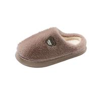 DeHolifer Sandali per Uomo Peluche Suole Spesse Ciabatte Antiscivolo Pantofole Casual Calde Sandalo Morbida Comodi Infradito Eleganti Traspiranti Ciabatta Sportivi Scarpe per Interno e Esterno