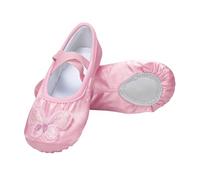 DeHolifer Scarpette da Ragazza a Punta Chiusa, Antiscivolo Scarpe con Fiocco Sandali Suola Morbida Pantofole, Estive Leggeri Sandalo Piatti Comodi Infradito Elastici Sandali Classica Scarpe da Danza