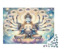 Dei Buddha Rompicapo 1000 Pezzi In Dio mille mani cartone Spesso, Un Busta Di Puzzle A Rompicapo Per Gioco Educativo Sfida, Ideale Per Partita Puzzle Game, Regalo Per C