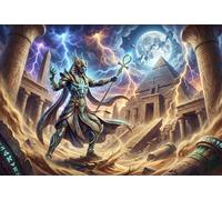 Dei dell'Antico Egitto Puzzle 1000 Pezzi,Gioco Educativo,dai 14 Anni,Idea Regalo,Adulti E Ragazzi,Sfida Impossibile,Decorazione Casa,Cartone Di Qualità,Antistress 70x50cm