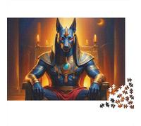 Dei dell'antico Egitto Rompicapo 1000 Pezzi In puzzle in Cartone Premium,Un Puzzles Per Giochi Di Puzzle Per Lo Sviluppo Cognitivo,Ideale Per Passatempo Per Anziani,Il Puzzle Più Venduto 70x50cm/100