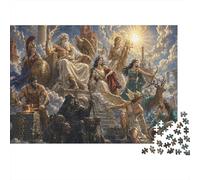 Dei dell'Olimpo Puzzle 1000 Pezzi,Sfida Impossibile,dai 14 Anni,Decorazione Casa Mitologia greca,Idea Regalo,Cartone Di Qualità,Gioco Educativo,Adulti E Ragazzi,Antistress 70x50cm