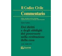 Dei diritti e degli obblighi del possessore nella restituzione della cosa
