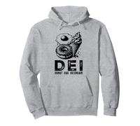 DEI Donut Egg Ice Cream - Divertente gioco di parole sulla diversità del cibo Felpa con Cappuccio