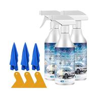 Deicer Spray for Car Windshield, Deicer Spray, Auto Windshield Deicing Spray, De-Icer Spray, Ice Remover Melting Spray Multi-Purpose Melters Winter Car for Fast Removing Snow, Ice and Frost (3 pcs)