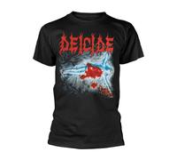 Deicide Once Upon The Cross (Black) ufficiale Uomo maglietta unisex