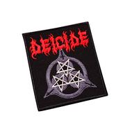 Deicide Rosso, Satanic Death Metal, Black Thrash Immolation, Obituary, Hellflame, Cannibal Corpse, Sodom3 ricamato ferro su applique souvenir accessorio