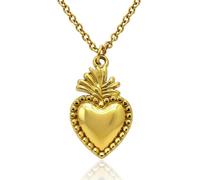 DEIMODRA - Collana con Ciondolo Sacro Cuore | Regalo Religioso per Donna Devota | Idee Regalo per Compleanno, Ricorrenze | Per Lei, Mamma, Figlia
