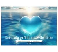 Dein Jahr gefüllt mit Selbstliebe (Wandkalender 2026 DIN A2 quer), CALVENDO Monatskalender: Dieser Kalender begleitet dich Monat für Monat mit ... und liebevoller mit dir selbst umzugehen.