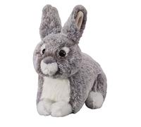 Deine 12503 - Animali di Peluche con Cuore, Colore: Grigio