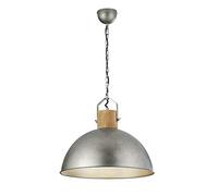 Sospensione cupola metallo DELHI 303400167 acciaio e legno