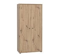 DEINE TANTE EMMA FORTE TEMPRA 2 Cassettone a 2 ante, in legno derivato, finitura in rovere artigianale, (L x A x P) 73,7 x 149,5 x 34,8 cm