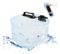 Deiris Tanica Acqua 13 L, Taniche Pieghevoli, Tanica con Rubinetto, Serbatoio Acqua Camper, Senza BPA, Ideale per Il Trasporto dell'Acqua per Escursionismo all'Aperto e Sopravvivenza