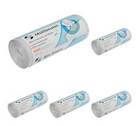 Deiss Universal 49908 Sacchetti per Rifiuti con Banderole Stampate, Capacita 60 L, Trasparente, 620X720 mm, 50 Pezzi (Confezione da 5)