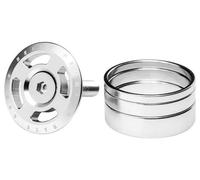 Deity crosshair headset cap kit 1 1 8 silver