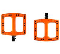 Deity deftrap flat pedals orange