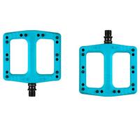 Deity deftrap flat pedals turquoise