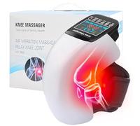 Deity Massaggiatore per ginocchia, massaggiatore per la cura del ginocchio con schermo LED, massaggio elettronico ricaricabile con airbag, legamento allungato, calore a infrarossi e vibrazioni