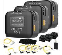 Deity TC-1 KIT Scatola per codice temporale wireless, 3 pezzi, radio 2,4 G, precisione del codice temporale 0,5 ppm, 8 canali, Bluetooth 5.0, portata massima 250 FT, supporto controllo APP con 3 cavi